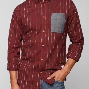 Urban Outfitters Supreme being Linier Striped Button down shirt size Medium